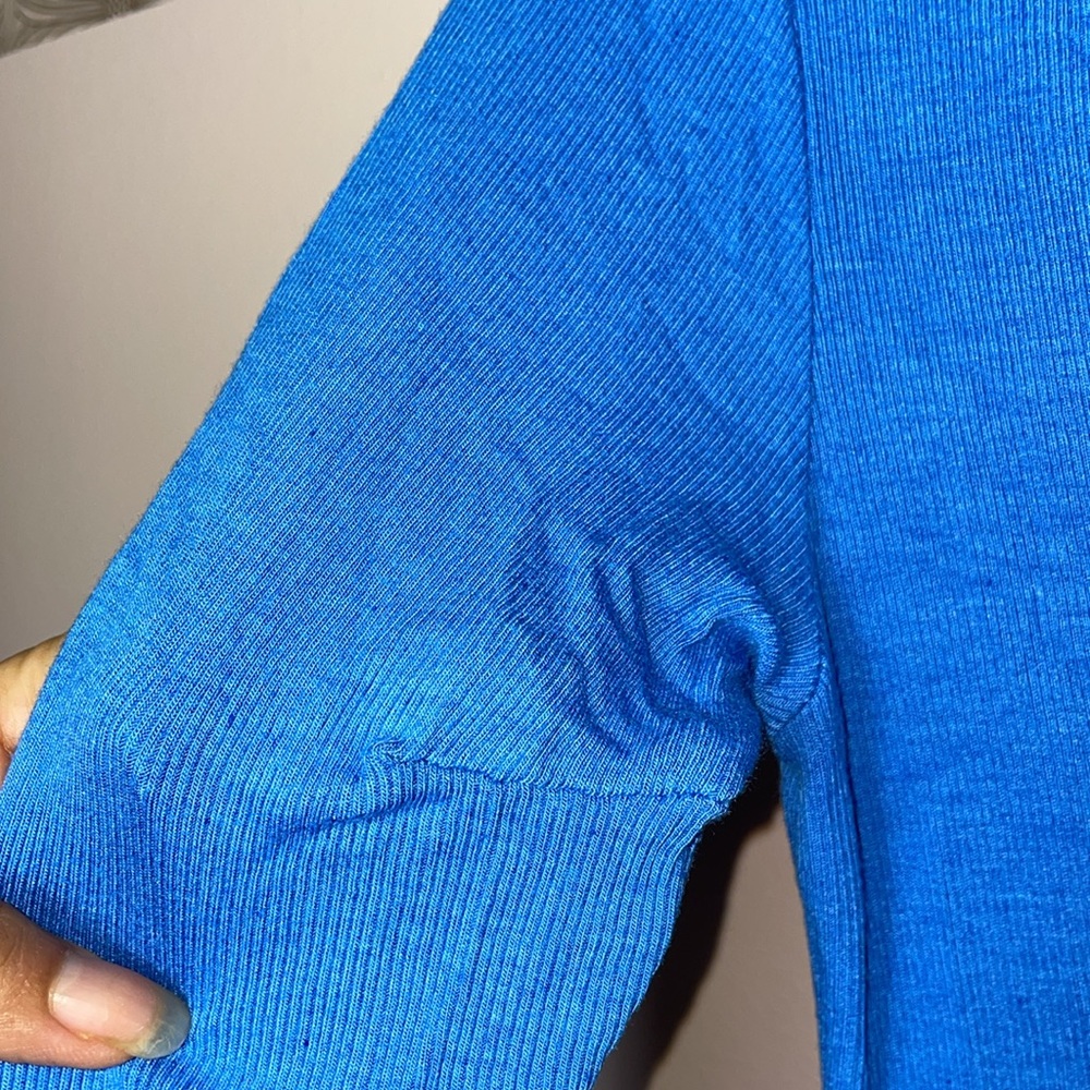 Enza Costa Silk Ribbed Scoop Back Midi Dress - Picture 9 of 10